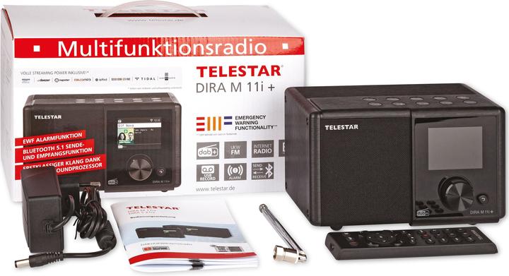 Image du produit Telestar Dira M 11i + (DAB+ DAB, VHF, FM, Webradio, WiFi, Bluetooth)