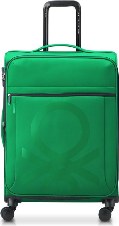 Delsey Paris x United Colors of Benetton Color Block 4 Rollen Kabinentrolley S 55 cm mit Dehnfalte (77 l, Handgepäck (bis 50l))