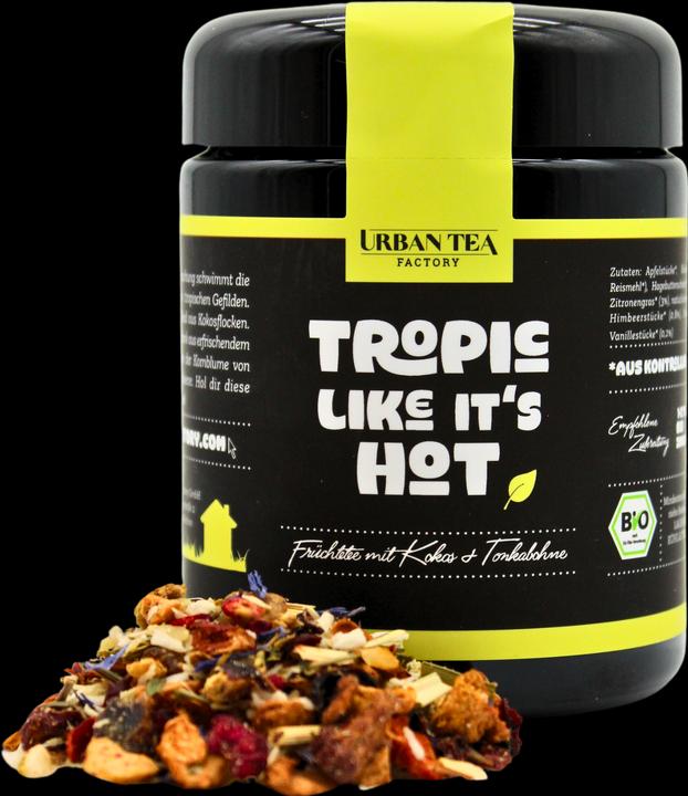 Immagine prodotto Urban Tea Factory Tropic Like It's Hot - Tè alla frutta con cocco e fava tonka - bicchiere biologico