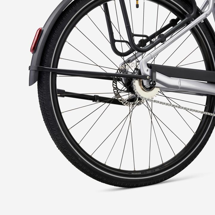 Image du produit Rockrider E-Bike Vélo de randonnée 28 pouces E-ACTV 900 boîte automatique accès bas - gris