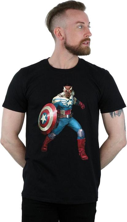 Immagine prodotto Falcon Is Captain America Maglietta Uomo (L)