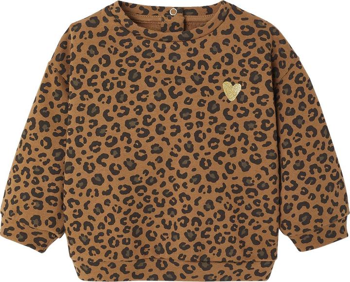 Immagine prodotto Envie de Fraise Bio-Kollektion: Baby Sweatshirt Mama & Tochter-Capsule LEOPARD (68)