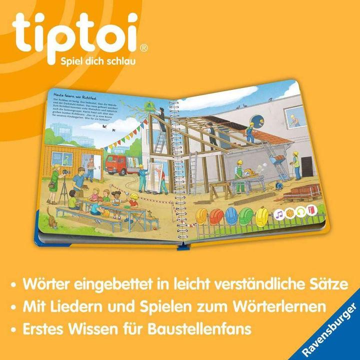 Actual product image tiptoi Mein Wörter-Bilderbuch - Baustelle (German, Stefan Richter, Sandra Grimm, 2023)