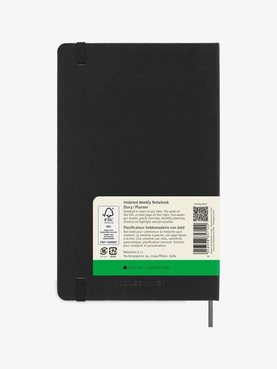 Image du produit Moleskine Calendrier de notes (A5, Anglais)