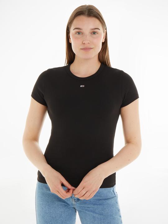 Actual product image Tommy Jeans Tjw Slim Essential Rib Ss Ext (S)