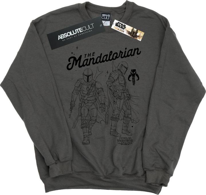 Immagine prodotto Star Wars The Mandalorian Hunter Profile Felpa Uomo (L)