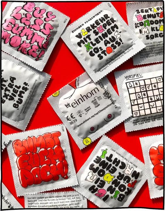 Immagine prodotto Einhorn Condoms Il ritorno del mostro spermatico (7 pz.)