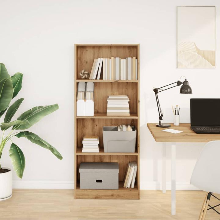 Immagine prodotto VidaXL Bücherregal Regal Standregal Büroregal Aufbewahrungsregal Artisan-Eiche (60 x 24 x 143 cm)