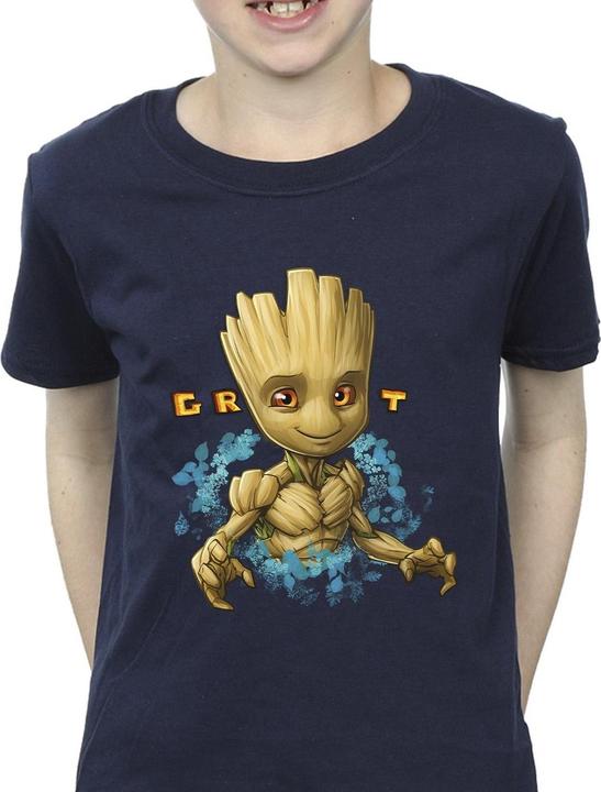 Immagine prodotto Guardians of the Galaxy Groot Flowers Maglietta Ragazzi (140, 146)