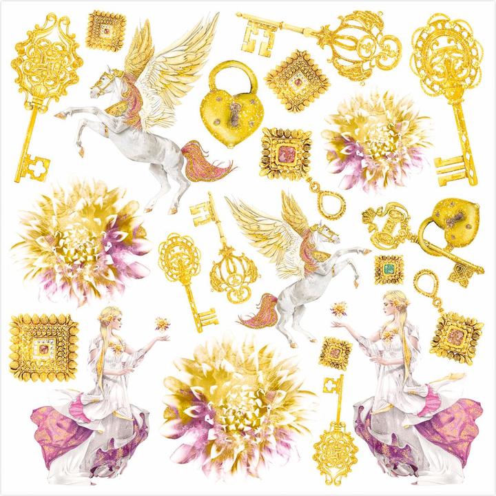 Produktbild Ciao Bella Vellum Paper "Ethereal", 15 x 15 cm, 6 Blatt (90 g/m², 6 x)