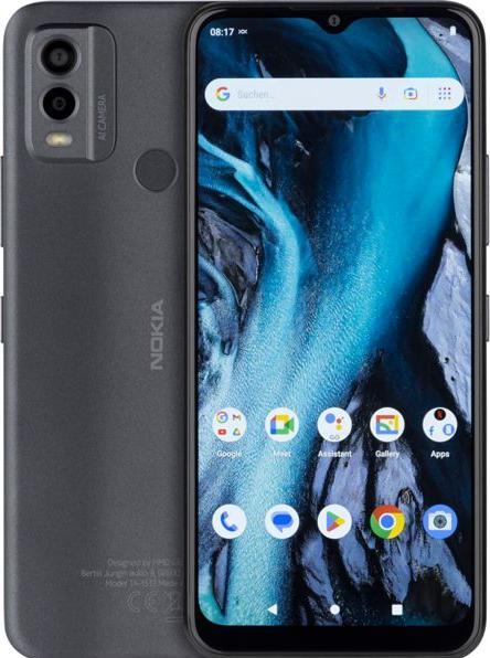 Actual product image Nokia C22 (64 GB, Charcoal, 6.50", Dual SIM, 13 Mpx, 4G)