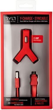 Immagine prodotto Tylt Y-Charge doppio caricatore USB