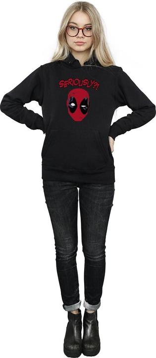 Actual product image Womens/Ladies Deadpool Seriously Hoodie (S)