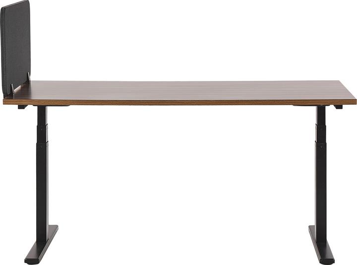 Image du produit Beliani Cloison de bureau gris foncé 80 x 40 cm WALLY (80 x 40 cm)