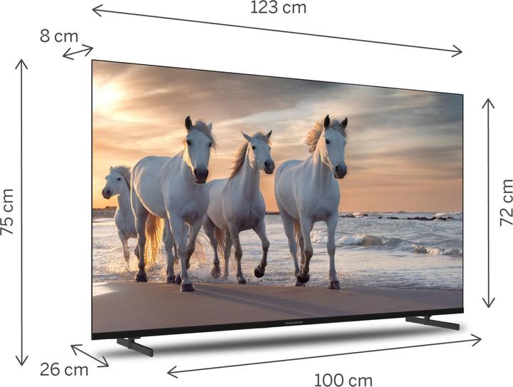 Produktbild Thomson 55UA5S13 TV 139,7 cm (55') 4K Ultra HD Smart TV Wi-Fi Schwarz (55", LED, 4K)
