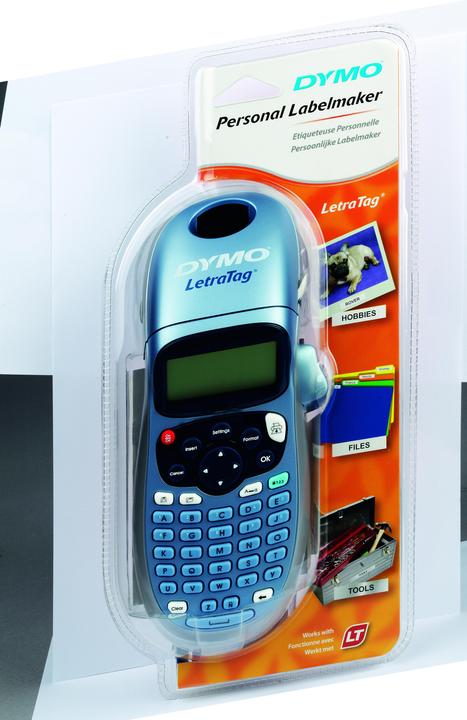 Immagine prodotto Dymo Etichettatrice manuale "LetraTag PLUS", incl. 1 nastro di carta bianco e 1 nastro di plastica