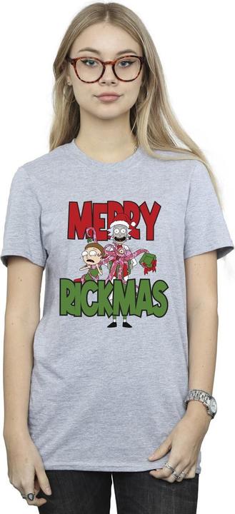 Immagine prodotto Rick And Morty Merry Rickmas Maglietta Ampia Donna (XL)