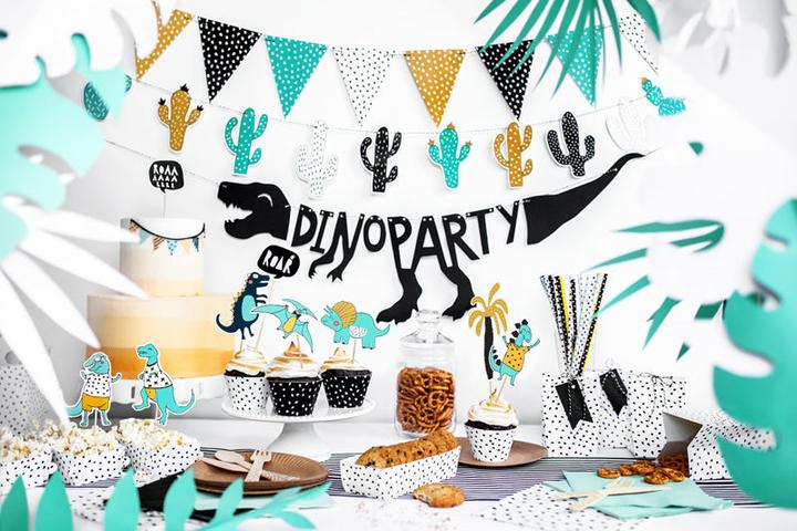 Actual product image Partydeco Dino Party Banner Birthday Decoration