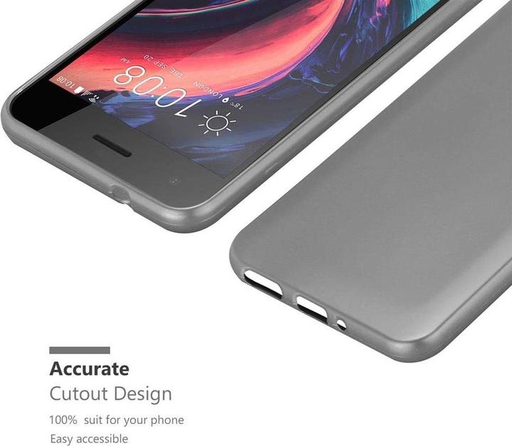 Actual product image Cadorabo TPU Matt Metallic Cover (HTC Desire 10 Pro)