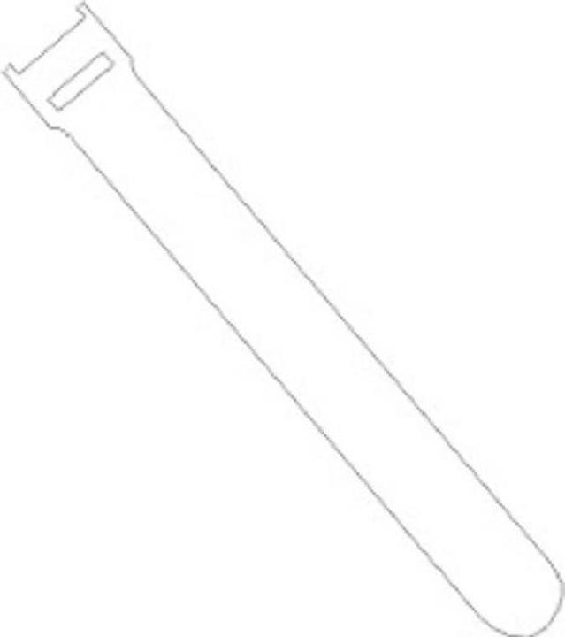 Fastech ETK-3-2 Cabel Strap, weiss (Klettkabelbinder, 200 mm, 1 Stk.)