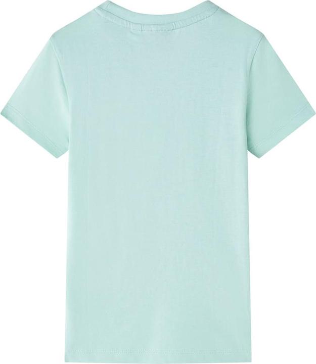 Actual product image VidaXL Children's T-shirt Light mint green 104,Material: 100 (104)