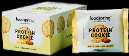 Image du produit Foodspring Cookie aux protéines (Chocolat blanc, 12 pcs, 600 g)
