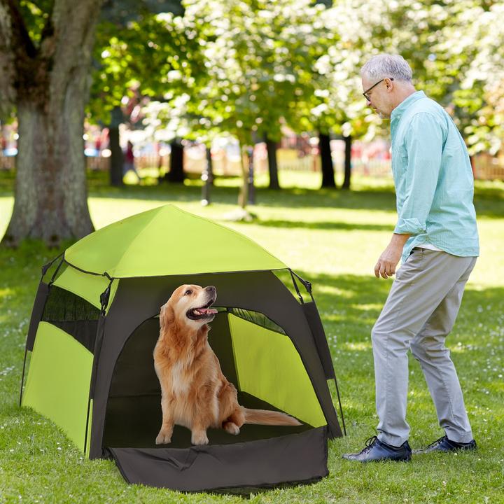 Produktbild PawHut Haustierzelt mit Sonnendach (Hundezelt)