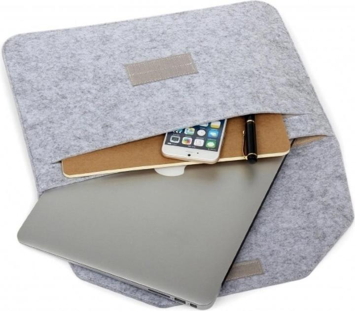 Produktbild Screenguard 2-in-1 Felt Sleeve Macbook & Notebook 12" 11" Tasche aus Filz (12", Apple)