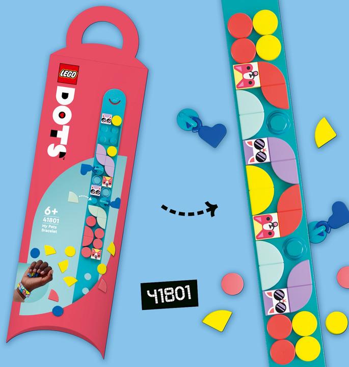 Actual product image LEGO Unicorn bracelet (41802, LEGO Dots)