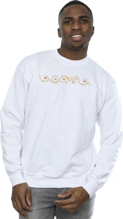 Actual product image Disney Mens Winnie The Pooh Tigger Line Sweatshirt (XL)