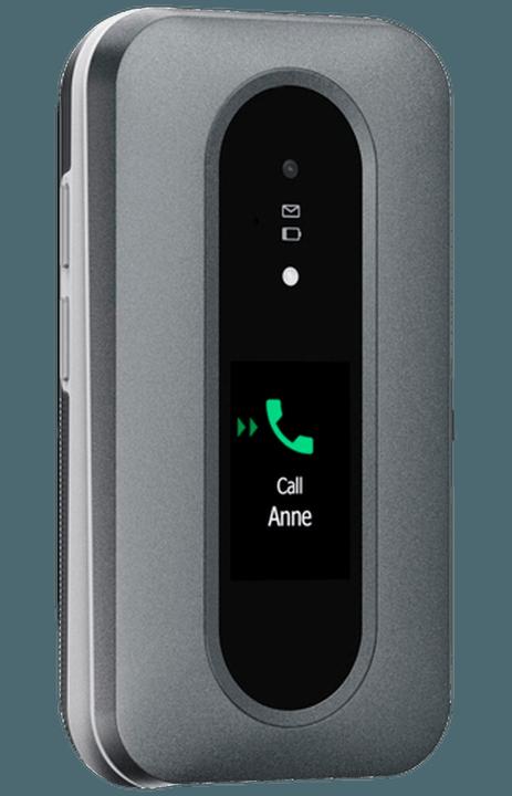 Actual product image Doro Leva L30, Clamshell, Single SIM, 7.11 cm (2.8"), 2 MP, 1150 mAh, Black, White (2.80", 2 Mpx, 4G)