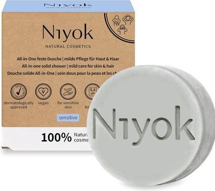 Actual product image Niyok Solid Shower all-in-one Sensitive 80 g