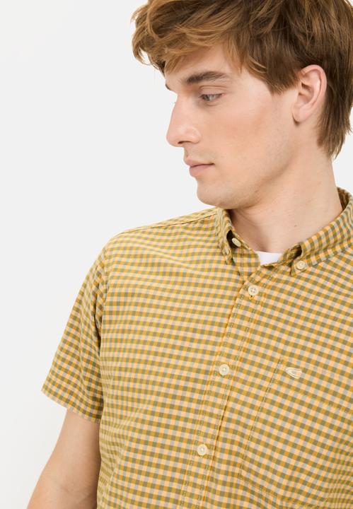 Image du produit Camel Active Kariertes Kurzarmhemd aus Baumwolle (XL)