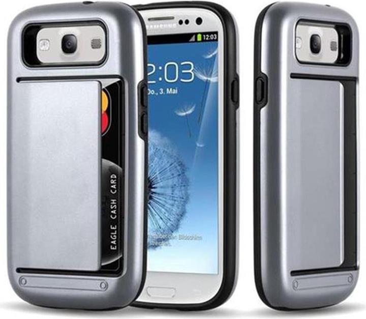 Produktbild Cadorabo Hybrid Schutzschild Hülle mit Kartenfach (Samsung Galaxy S3 Neo, Samsung Galaxy S3)
