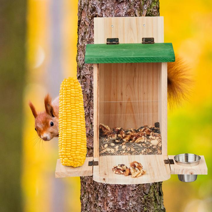 Actual product image Relaxdays Squirrel feeder