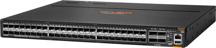 Actual product image Aruba HPE Networking CX 8100 48x10G SFP+ 4x40/100G QSFP28 FB Airflow 3Fan 2AC PSU Switch Bundle (52 Ports)