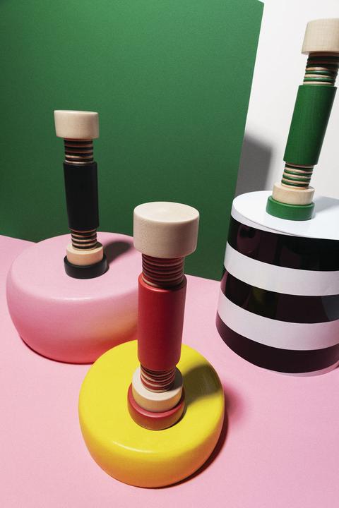 Actual product image Alessi Twergi salt/pepper mill made of beech wood (Salt, Pepper, Various spices)