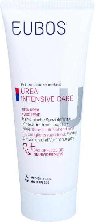 Actual product image Eubos Dry Skin Urea 10% Foot Cream, 100 ml Cream (Foot bath, 100 ml)