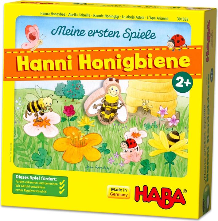 Image du produit Haba Mes premiers jeux - L'abeille Hanni (Allemand, Anglais, Français, Italien, Néerlandais, Espagnol)
