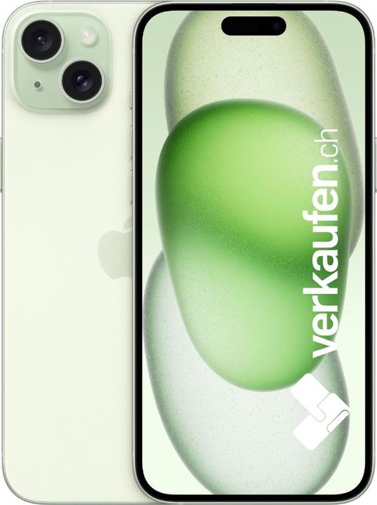 Immagine prodotto verkaufen.ch iPhone 15 Plus (128 GB, Verde, 6.70", 48 Mpx, SIM + eSIM, A / Come nuovo)