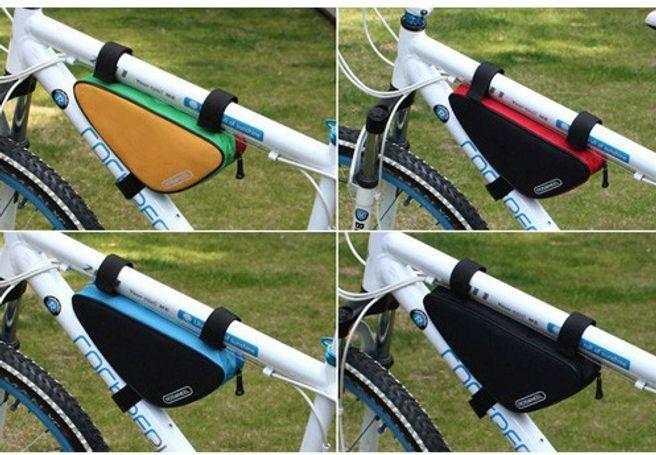 Actual product image Roswheel Universal triangle bike bag for the bike frame (1.50 l, Frame bag)