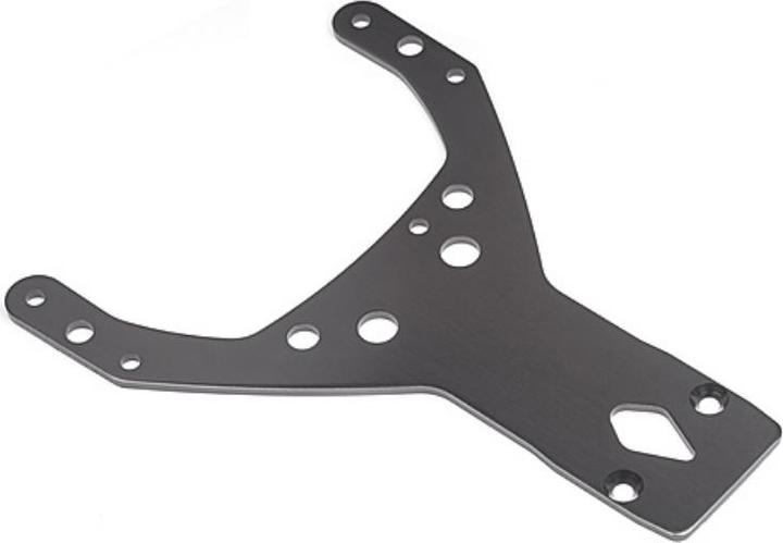 Actual product image HPI Front upper plate gunmetal Baja 5R