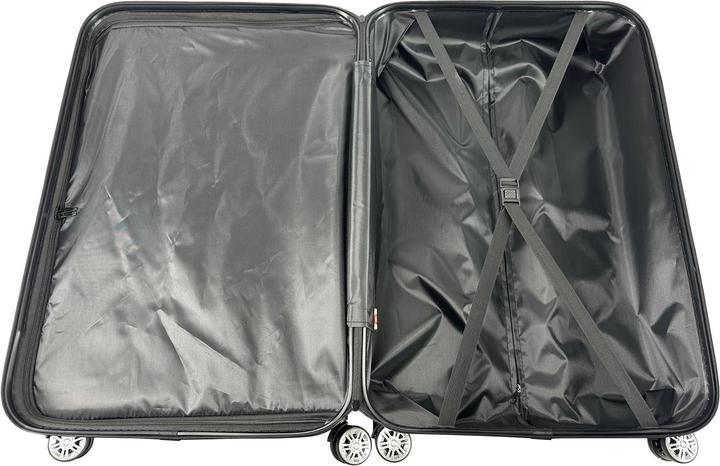 Produktbild HTI-Living Kofferset 2-teilig High Level Silber (74 l, Handgepäck (bis 50l))