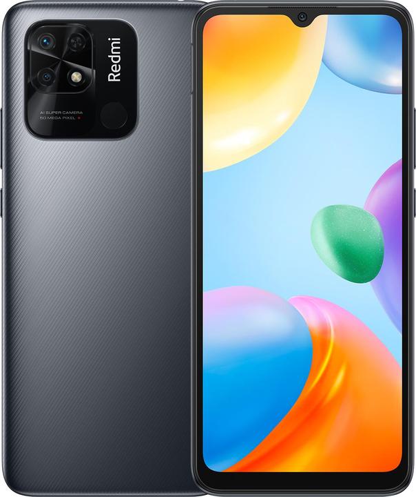 Actual product image Xiaomi Redmi 10C (128 GB, Graphite gray, 6.71", Dual SIM, 50 Mpx, 4G)
