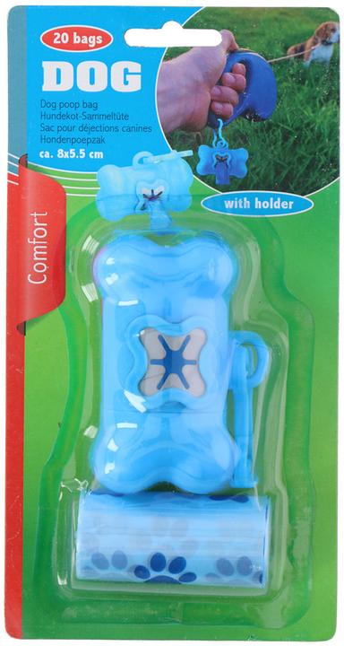 Image du produit Pet treatment Dog Poop Bags w/ Holder 8micro (Chien)