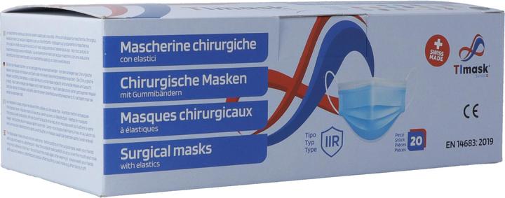 Produktbild Timask Einweg-Medizinmaske Typ IIR Tarnfarbe (Schutzklasse I, 20 x)