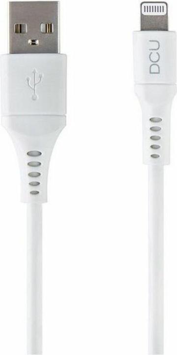 Produktbild DCU Tecnologic IPHONE USB-MFI 5/6/7/8/X/XR/XS PVC - WHITE 1M (1 m)