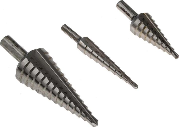 Productafbeelding Exact HSS stappenboren set 3 stuks 6 (4 - 20, 6 - 30, 4 - 12)