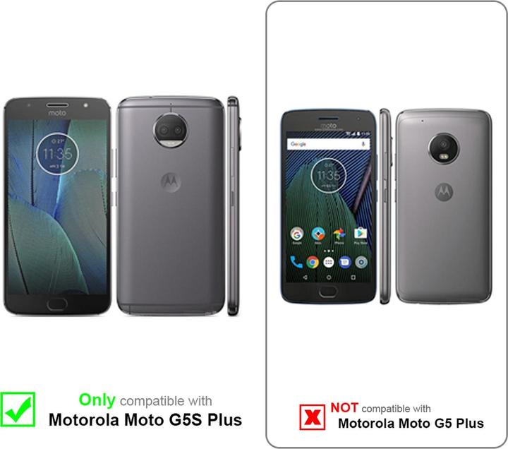 Productafbeelding Cadorabo Flip als onzichtbaar deksel (Motorola Moto G5S Plus)