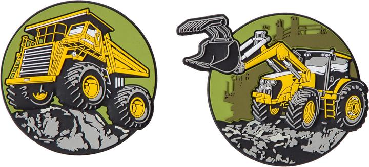 Produktbild Schneiders Badges DumpTruck + Bagger 2 Stück (Zusätzliche Polsterung)